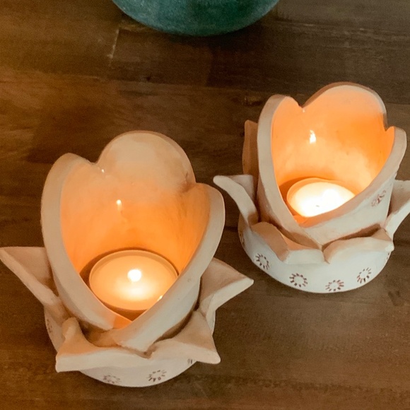 Handmade Other - Handmade Ceramic Pottery candle Holders